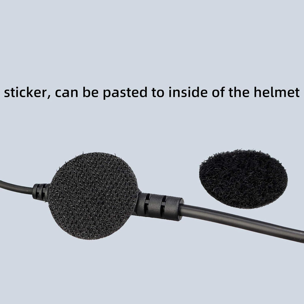 Open/Full Face Helmet Walkie Talkie Headset with Mic, 1 Pack G189
