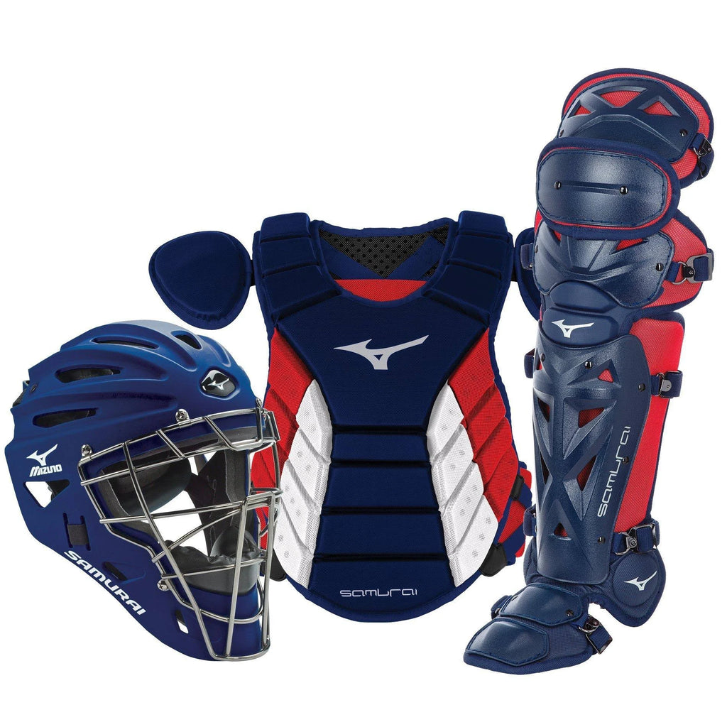 Navy Red Baseball Catcher's Gear Set K17529