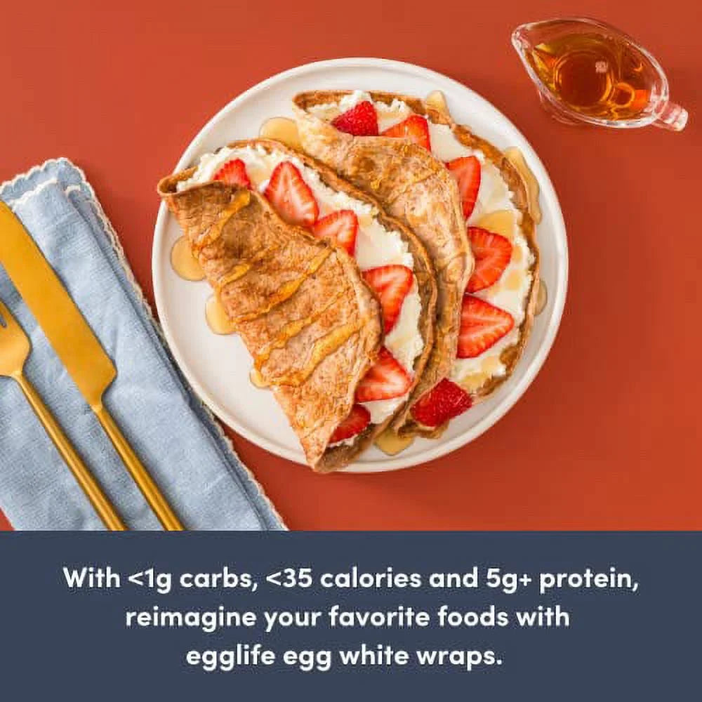 Sweet Cinnamon Egg White Wraps, 72 Total Wraps M72672