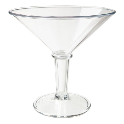 Clear Shatterproof 48 Ounce Martini Cocktail Glass A41875