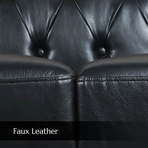 Blue Velvet 3-Seater Sofa Y22094