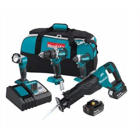 18-Volt 5.0Ah Lithium-Ion Brushless Cordless Combo Kit W766