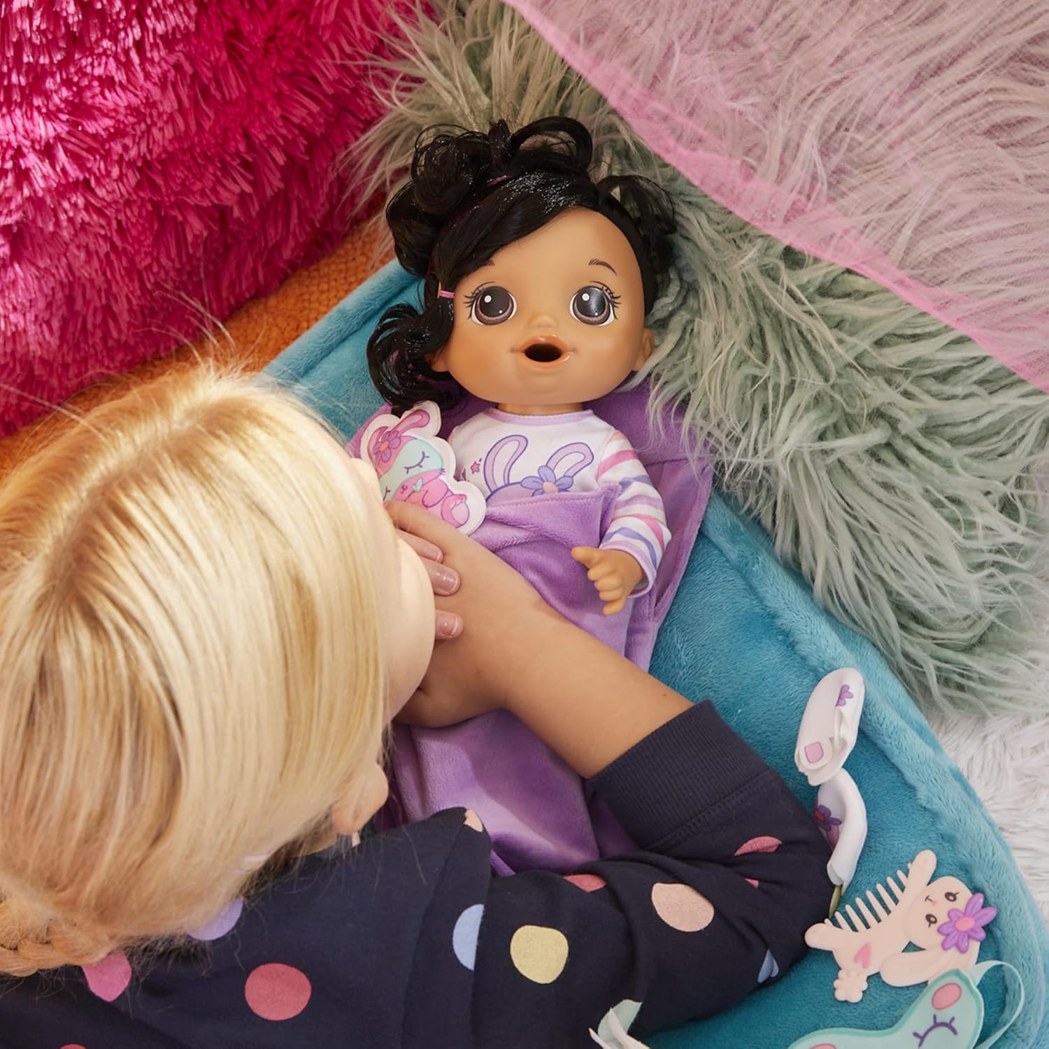 Baby Doll with Sleeping Bag & Bunny-Themed Accessories G9991
