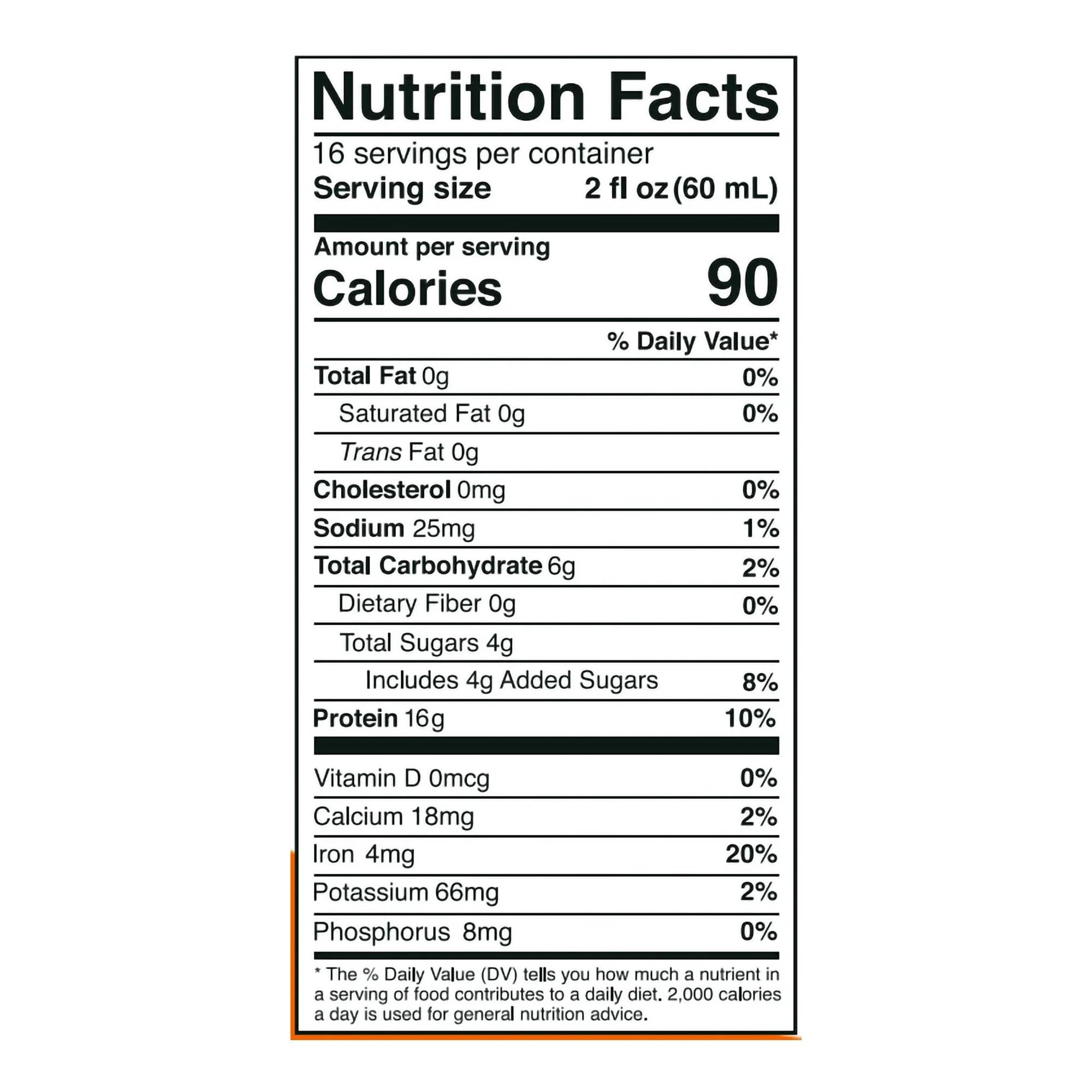 Citrus Burst Flavor 32 oz Protein Oral Supplement O512