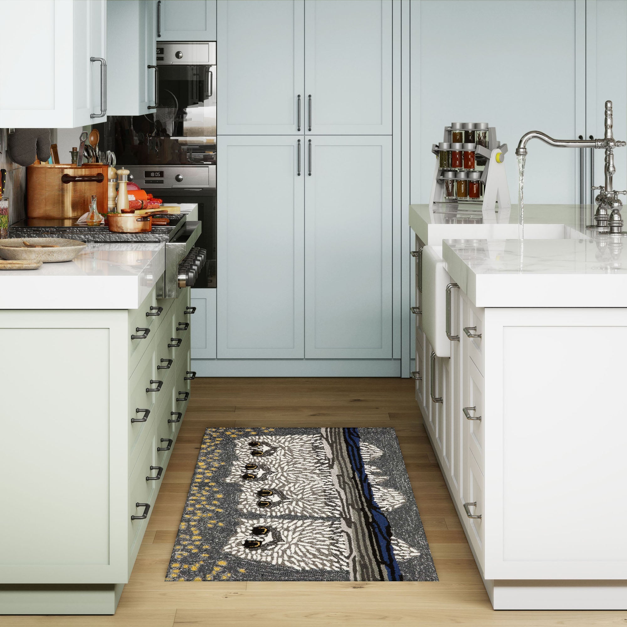 Frontporch Owls Indoor Outdoor Mat