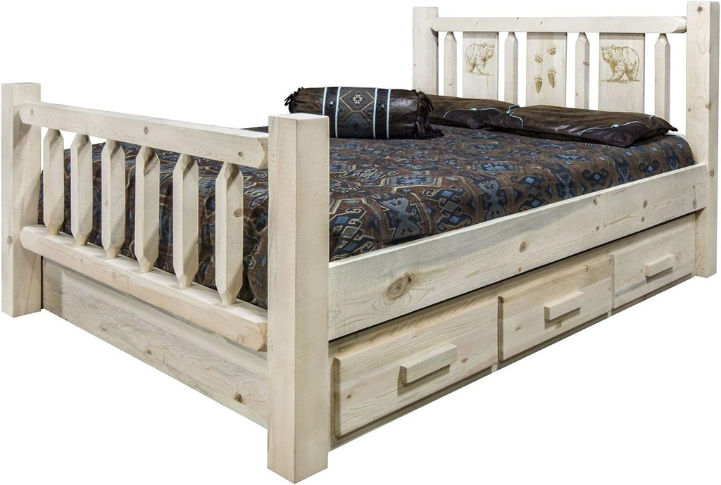 Queen Storage Bed V83902