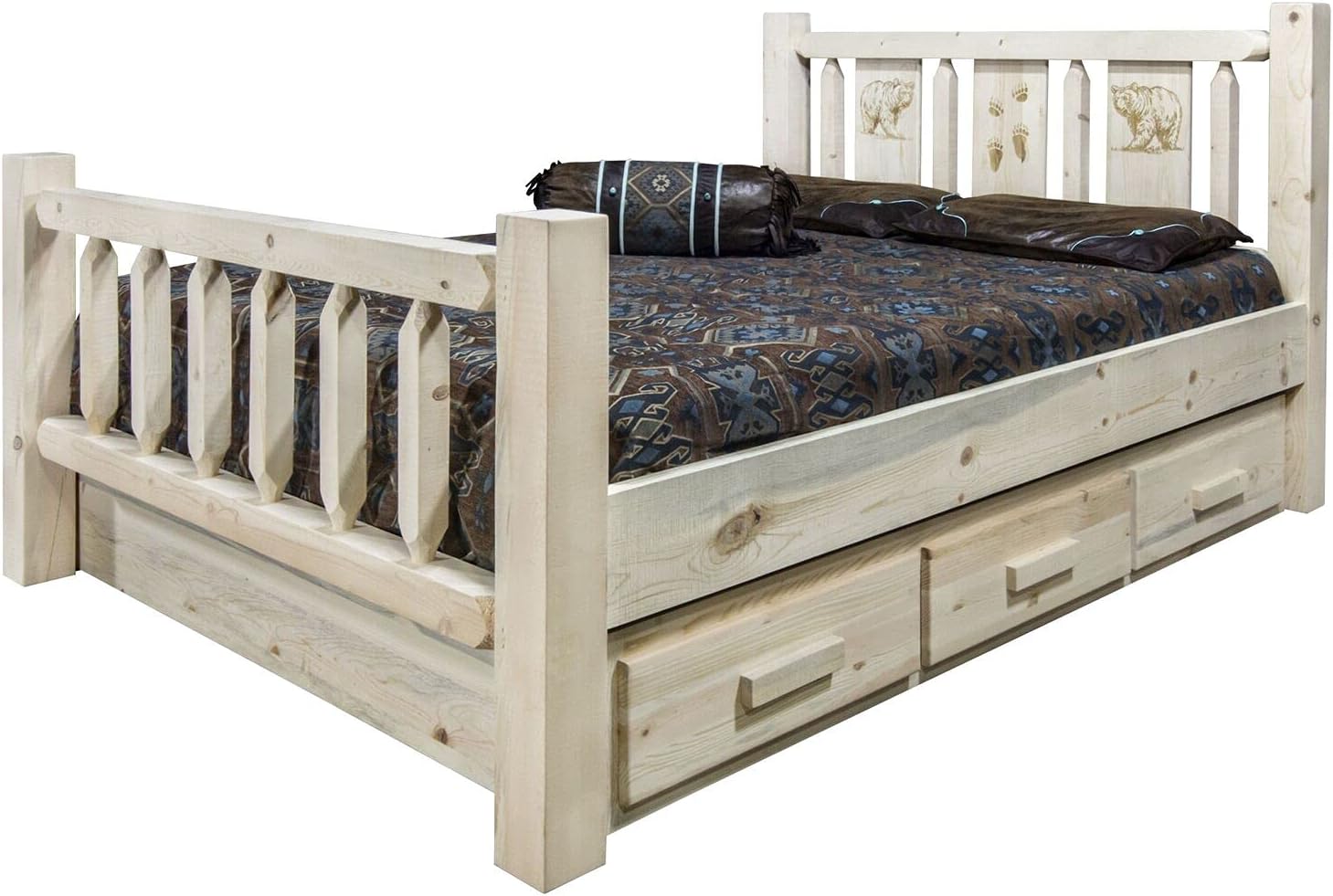 Queen Storage Bed V83902