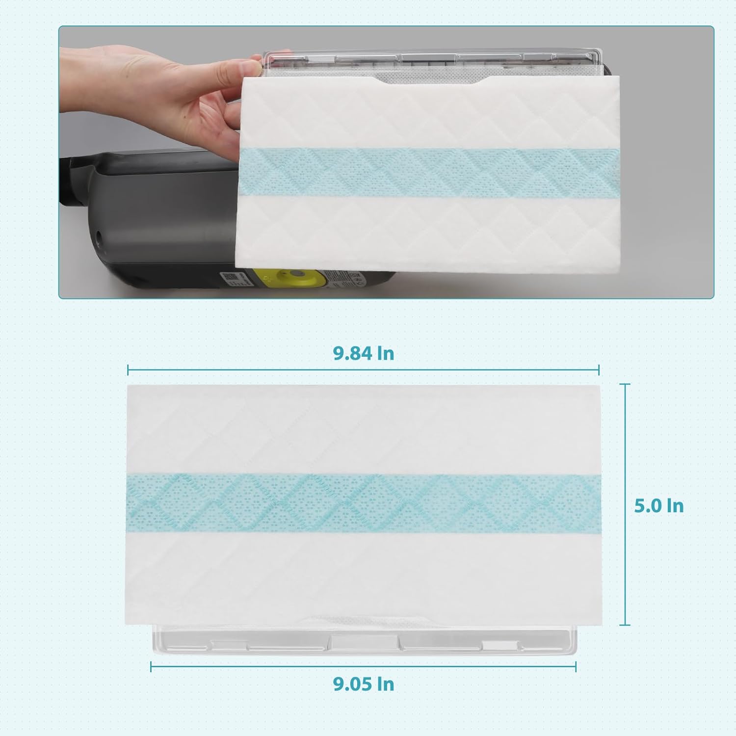 28 Pack Disposable Replacement Mop Pad Refills S671