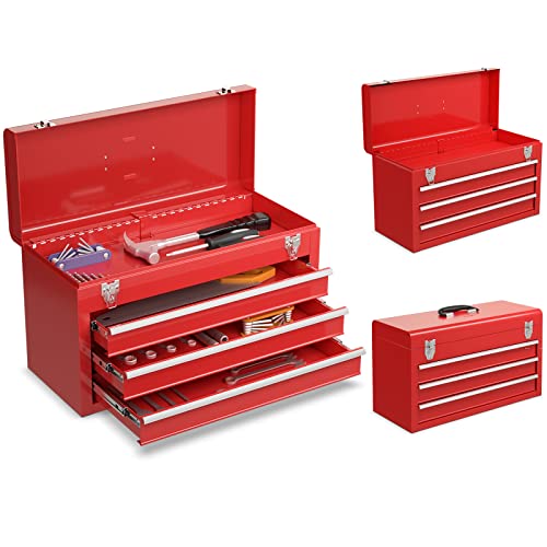 20" 3 Drawer Heavy Duty Steel Tool Box W52577