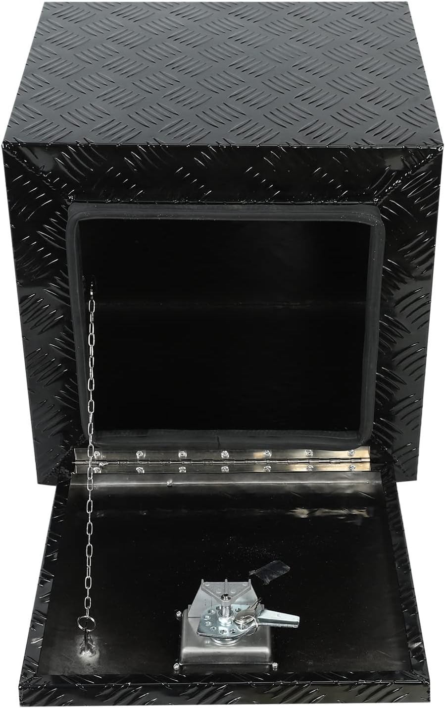 Black Aluminum 5 Bar Tread Tool Box G7637