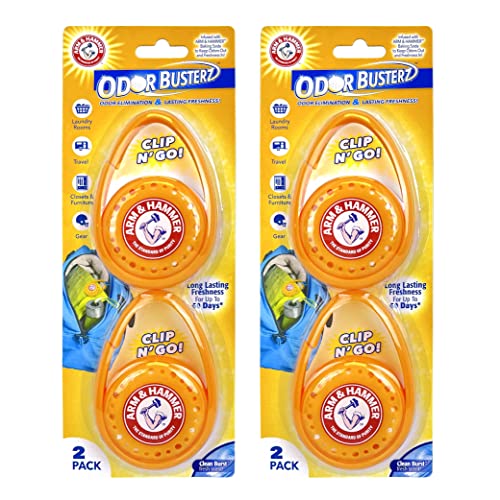 Odor Busterz Clip N' Go Air Freshener and Odor Eliminator P65871