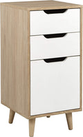 Natural White 2 Drawer Filing Cabinet P97557