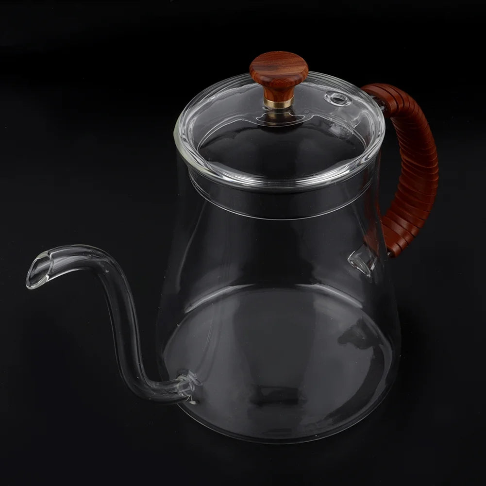 Thickened Glass Gooseneck Kettle 600ML K9925