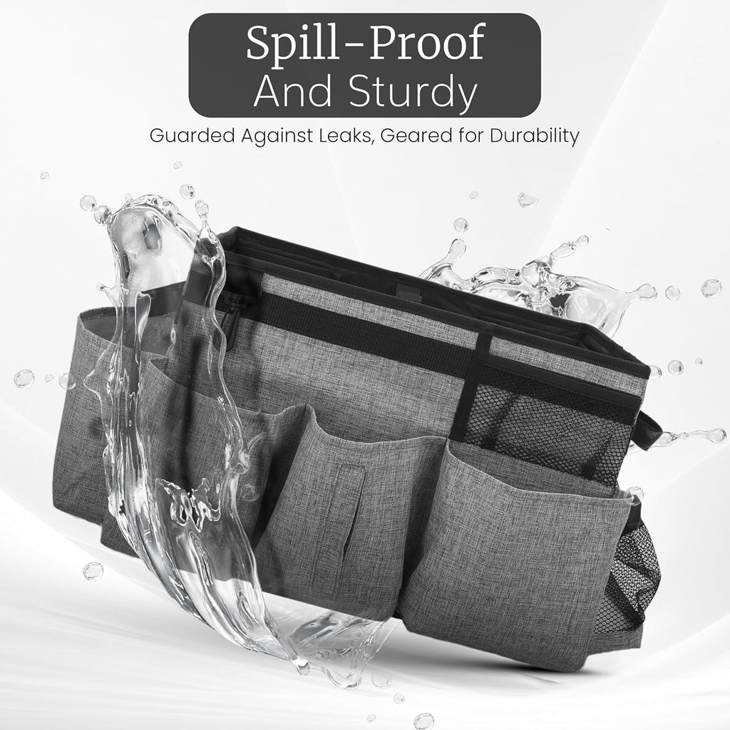 Large Cleaning Caddy with Handles and Strap, 3 Microfiber Cloths and 2 Spray Bottles G121603