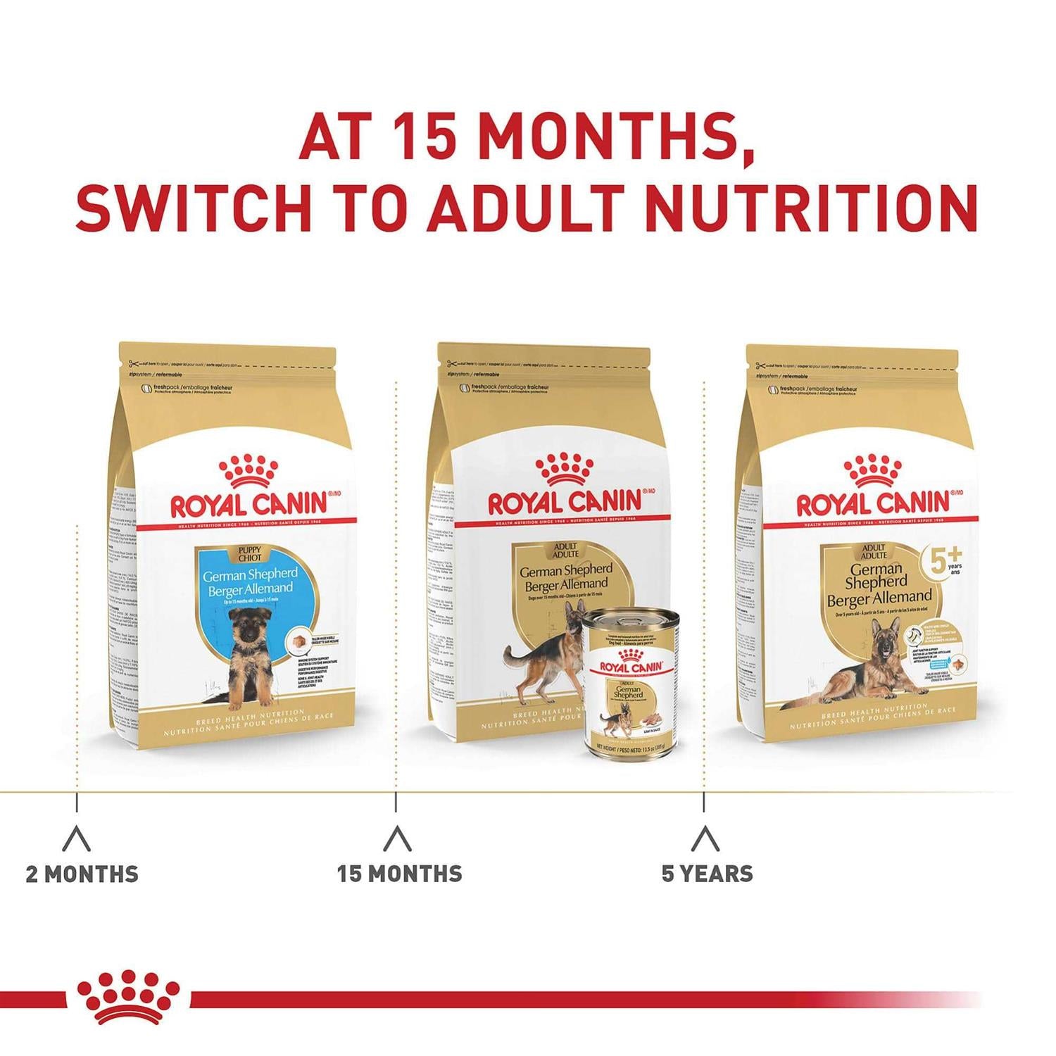 German Shepherd Puppy Dry Dog Food P44862