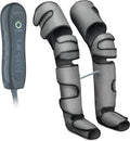 Large Knee Gray Adjustable Foot and Calf Massager with Heat Air Compression D5846