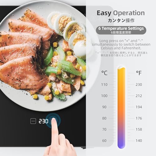 6 Temperature Control Electric Warming Tray B812152