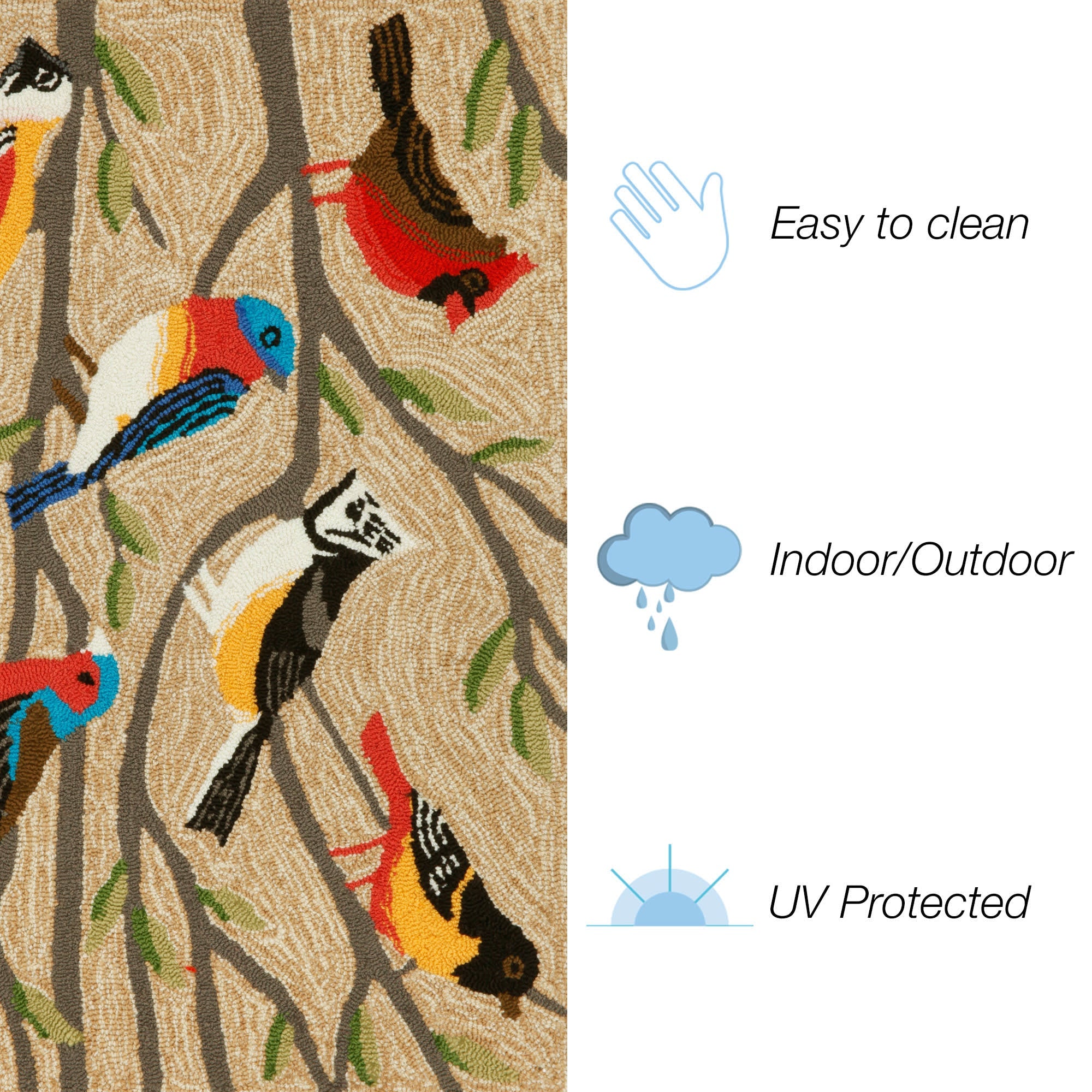 Frontporch Birds Indoor Outdoor Mat