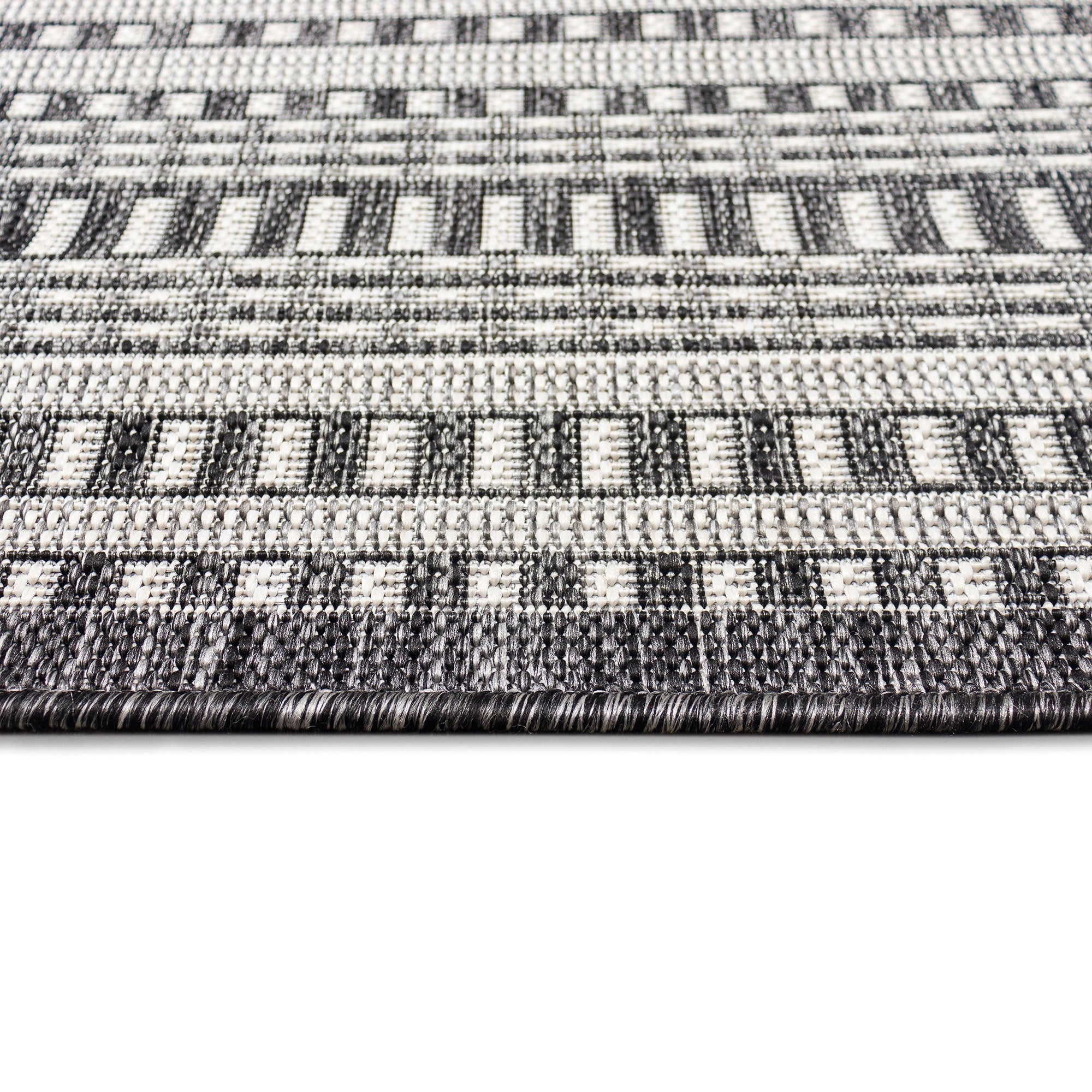 Malibu Etched Border Indoor Outdoor Area Rug