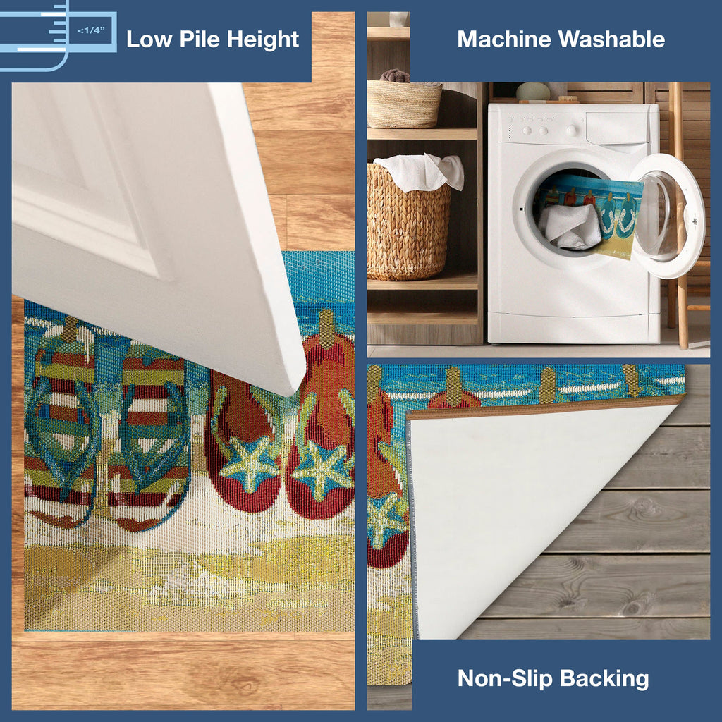 Esencia Flip Flops Forever Indoor Outdoor Mat