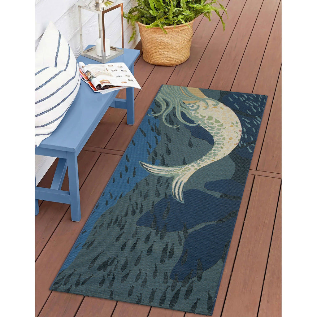 Esencia Mermaids Are Real Indoor Outdoor Mat