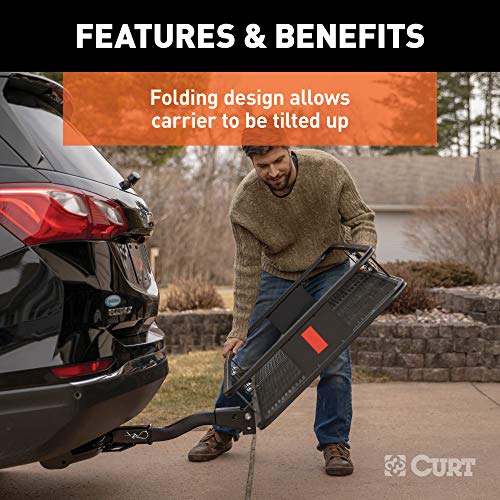 60 x 24-Inch Black Steel Cargo Carrier R6593