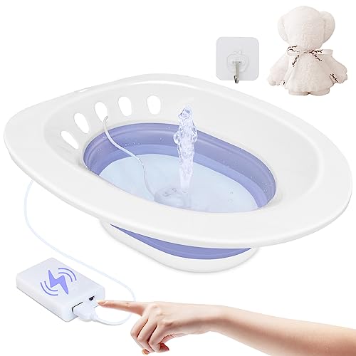 Electric Sitz Bath Kit for Toilet Seat, Automatic Flushing, Foldable F94981
