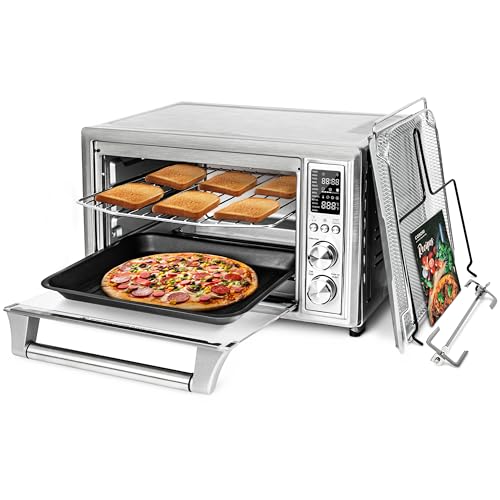 11-in-1 Air Fryer Oven, 13Qt with Rotisserie, 6 Accessories N4205