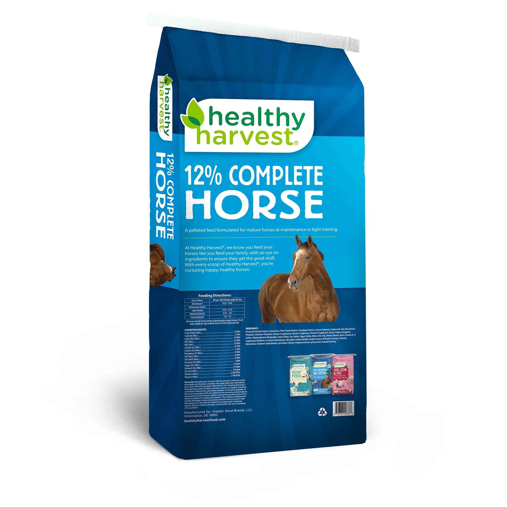 40 lb Complete Horse Feed Pellets H816215
