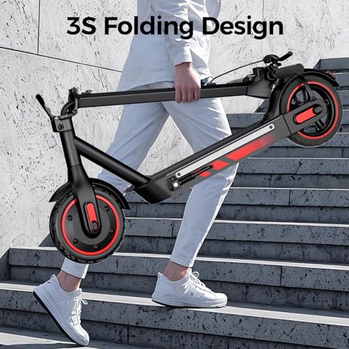 Electric Scooter, 19 Mph Max Speed, 21 Miles Range, 350W, 8.5" Inflatable Tire, Foldable R941994