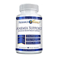 Anemia Support Iron Vitamin C Vitamin A B12 Folate BioPerine 60 Capsules B625914