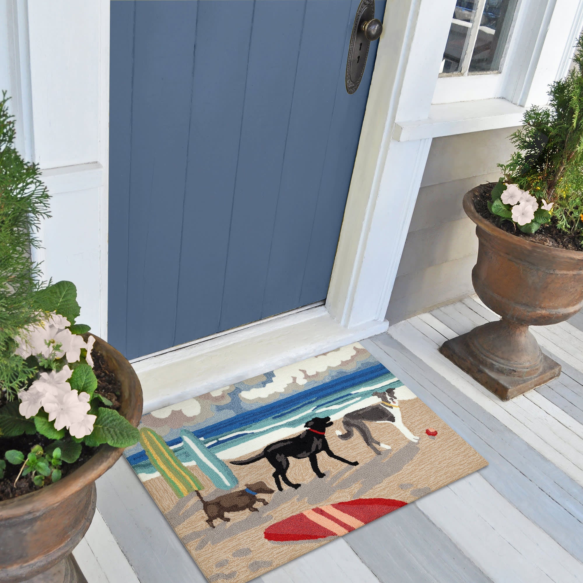 Frontporch Dog Beach Indoor Outdoor Mat