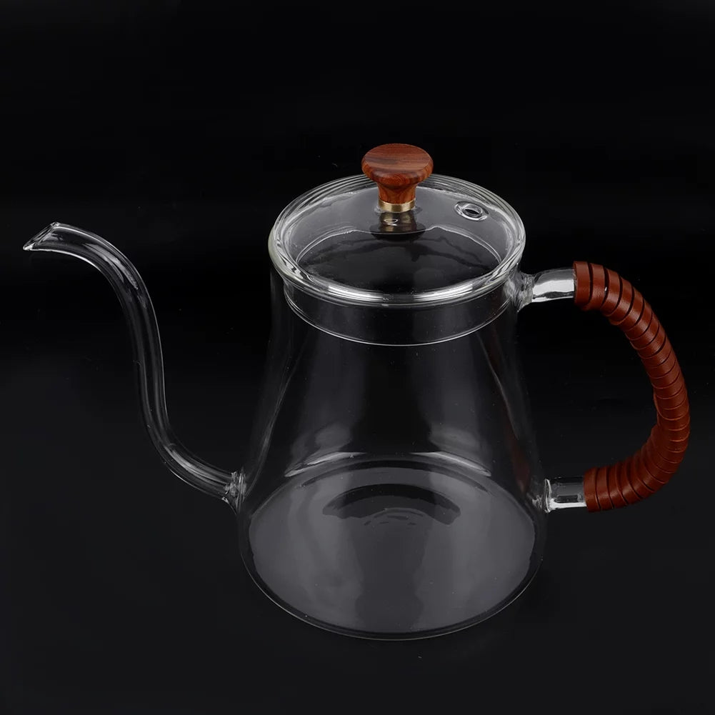 Thickened Glass Gooseneck Kettle 600ML K9925