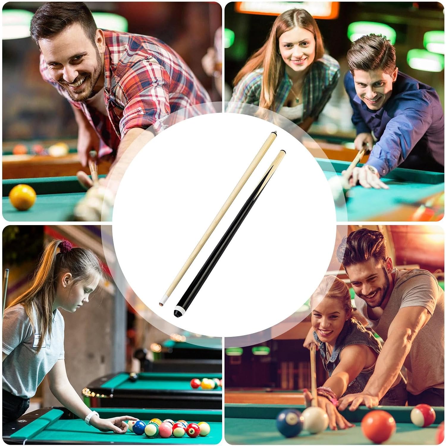 Wooden Billiard Cue Stick 500g O804151