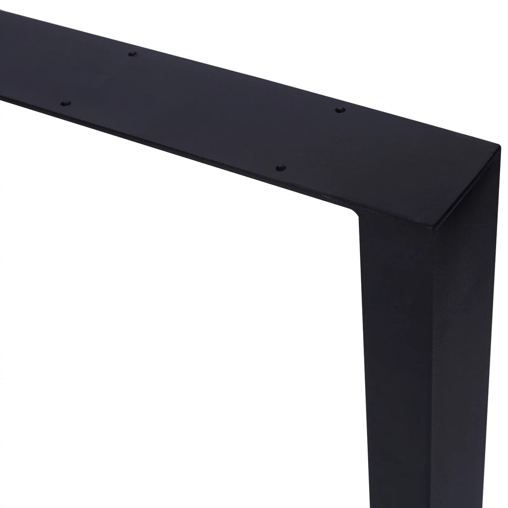 Set of 2 Square Metal Table Legs 28" Z957639
