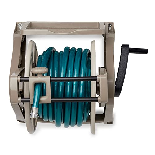 Heavy Duty Wall Mount Water Hose Winder with Hand Crank A545
