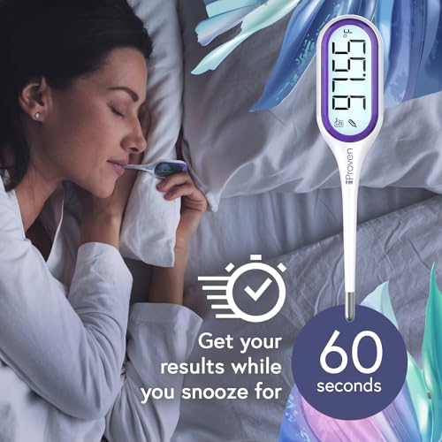 Basal Body Thermometer with Backlight, 1/100 Degree High Precision U31333