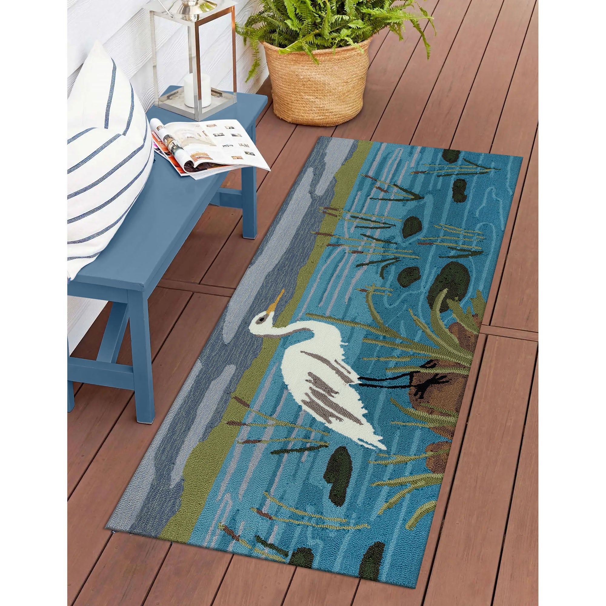 Frontporch Egret Indoor Outdoor Mat