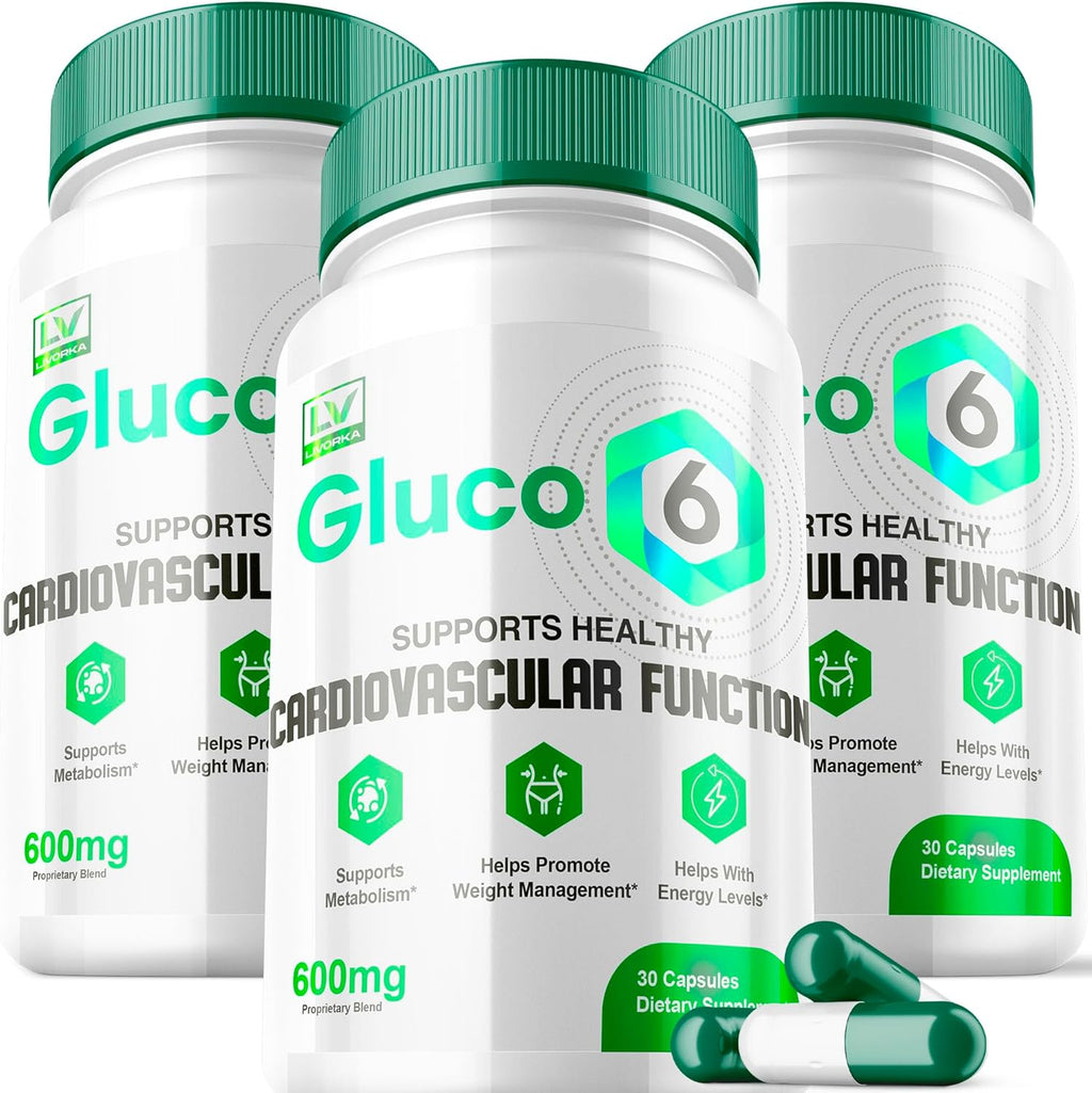 3 Pack 90 Capsules Gluco 6 Capsules X263232