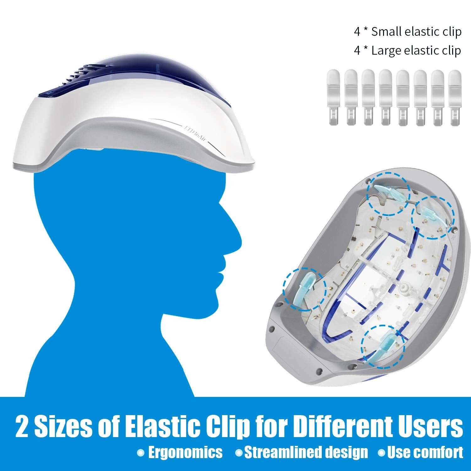 Blue-White Laser Hair Growth Cap N700737