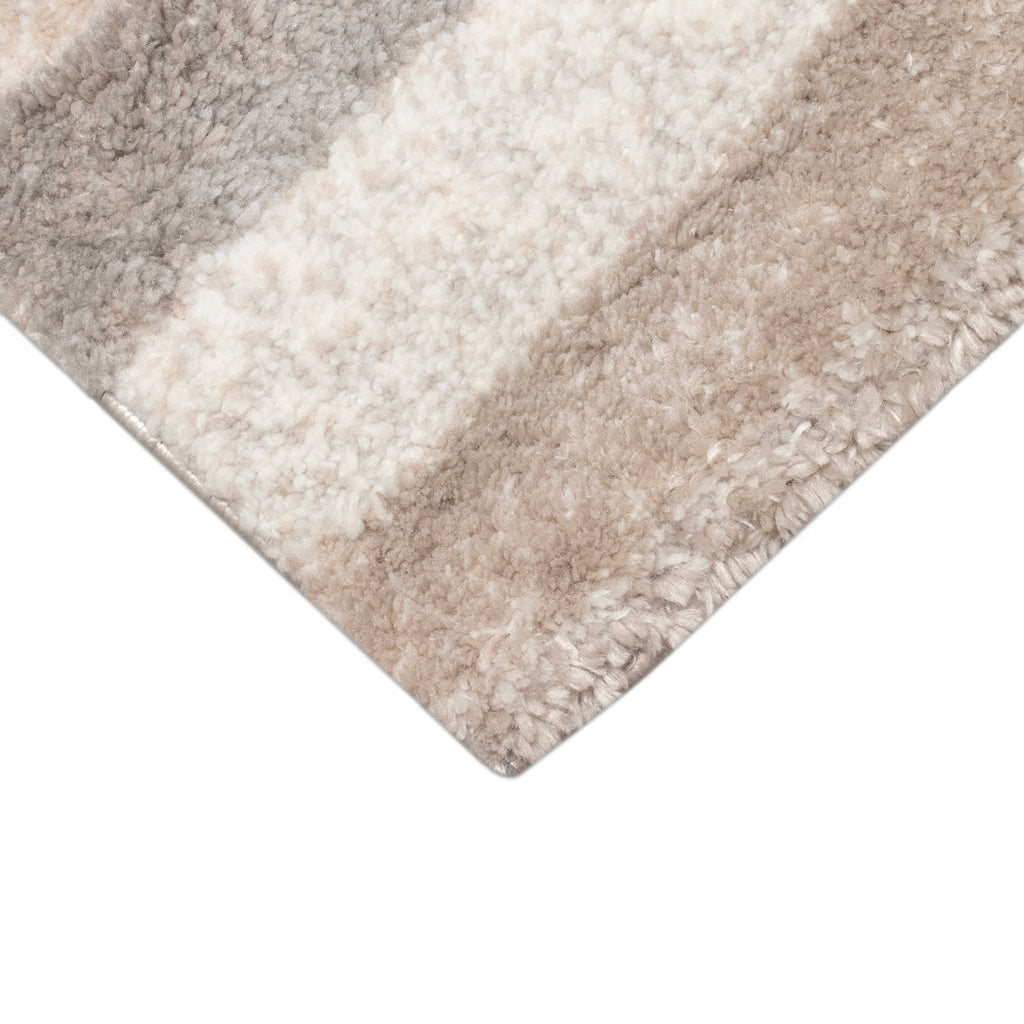 Fiord Stripe Indoor Area Rug with Non-Skid Backing