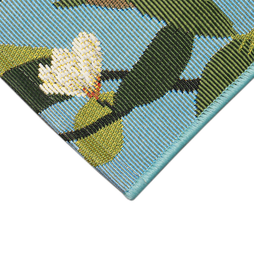 Esencia Floral Finches Indoor Outdoor Mat