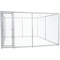 6 x 5 x 15 ft Chain Link Dog Kennel J430603