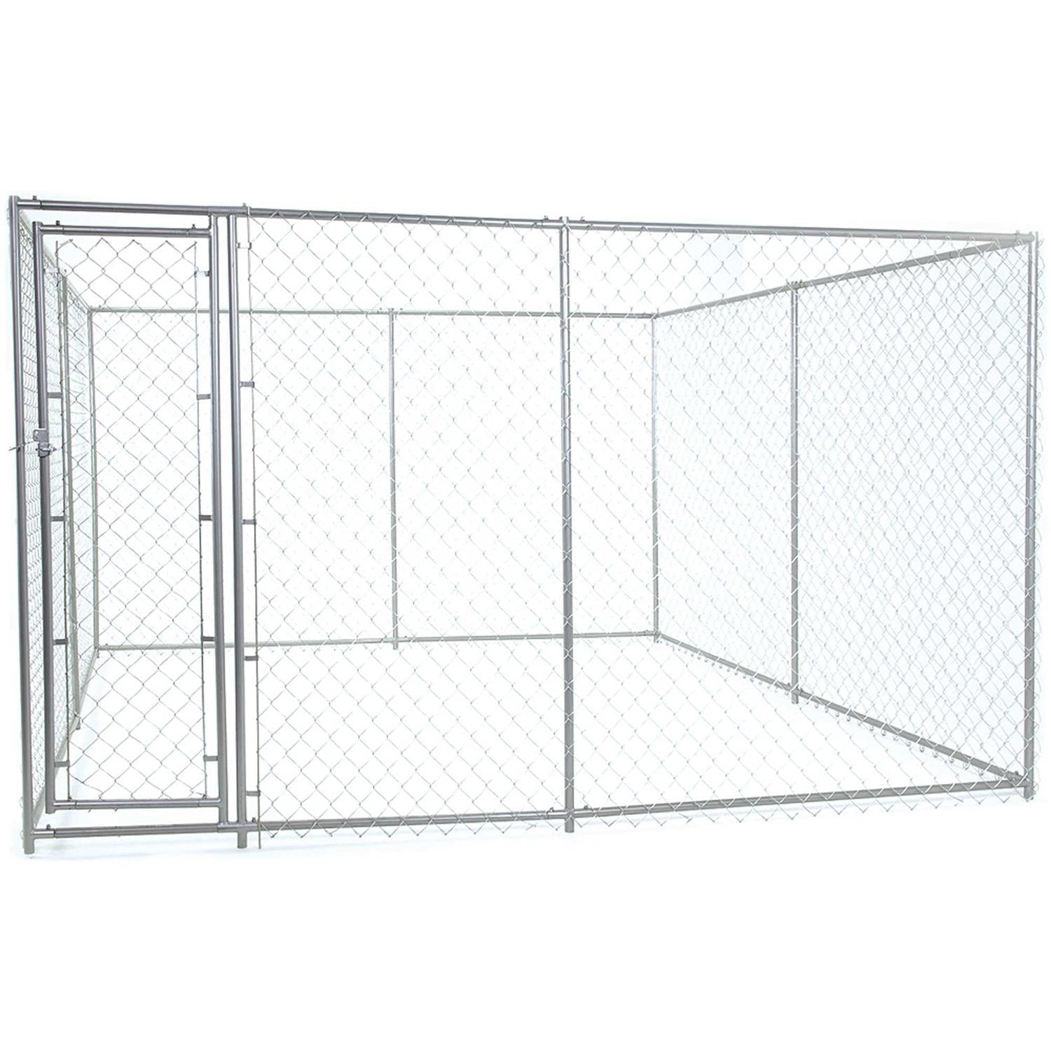 6 x 5 x 15 ft Chain Link Dog Kennel J430603