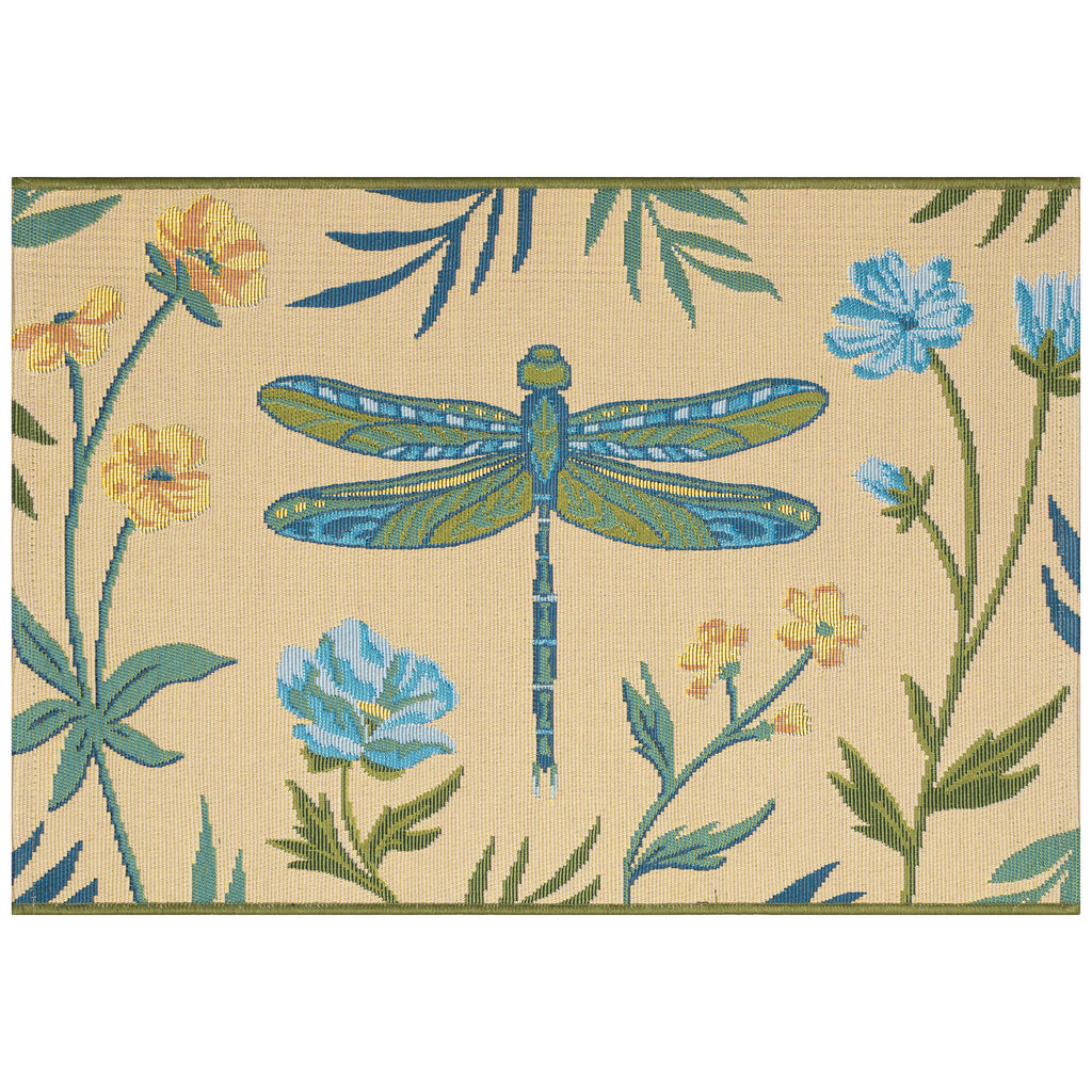 Esencia Floral Dragonfly Indoor Outdoor Mat