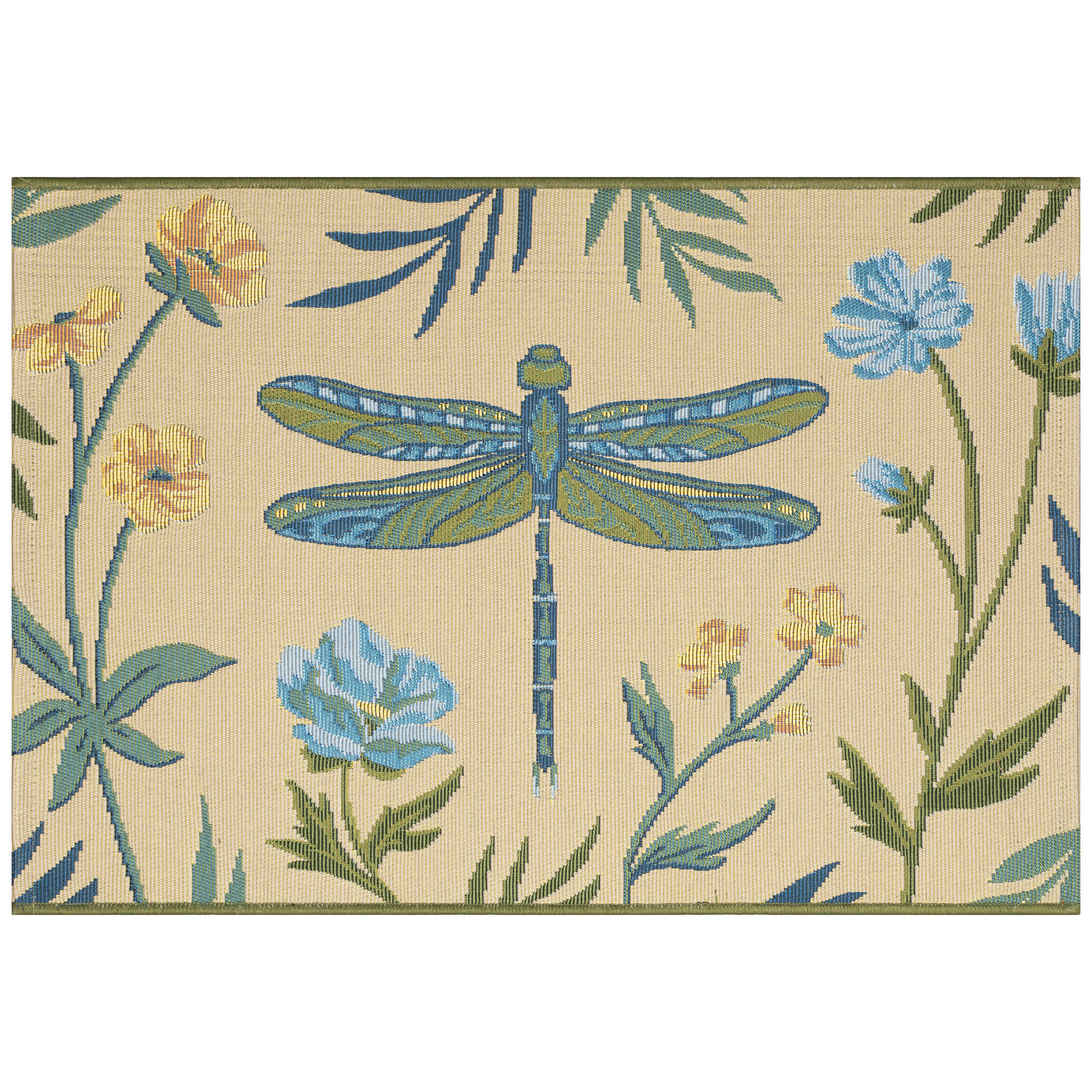 Esencia Floral Dragonfly Indoor Outdoor Mat