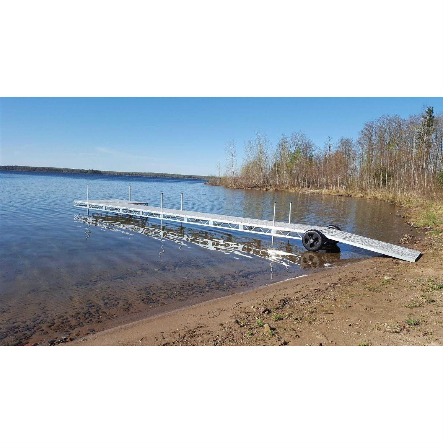 Heavy-Duty Plastic Roll-In Dock/Boat Lift Wheel J173879