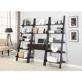 Cappuccino Wall Leaning Ladder Writing Desk M8337