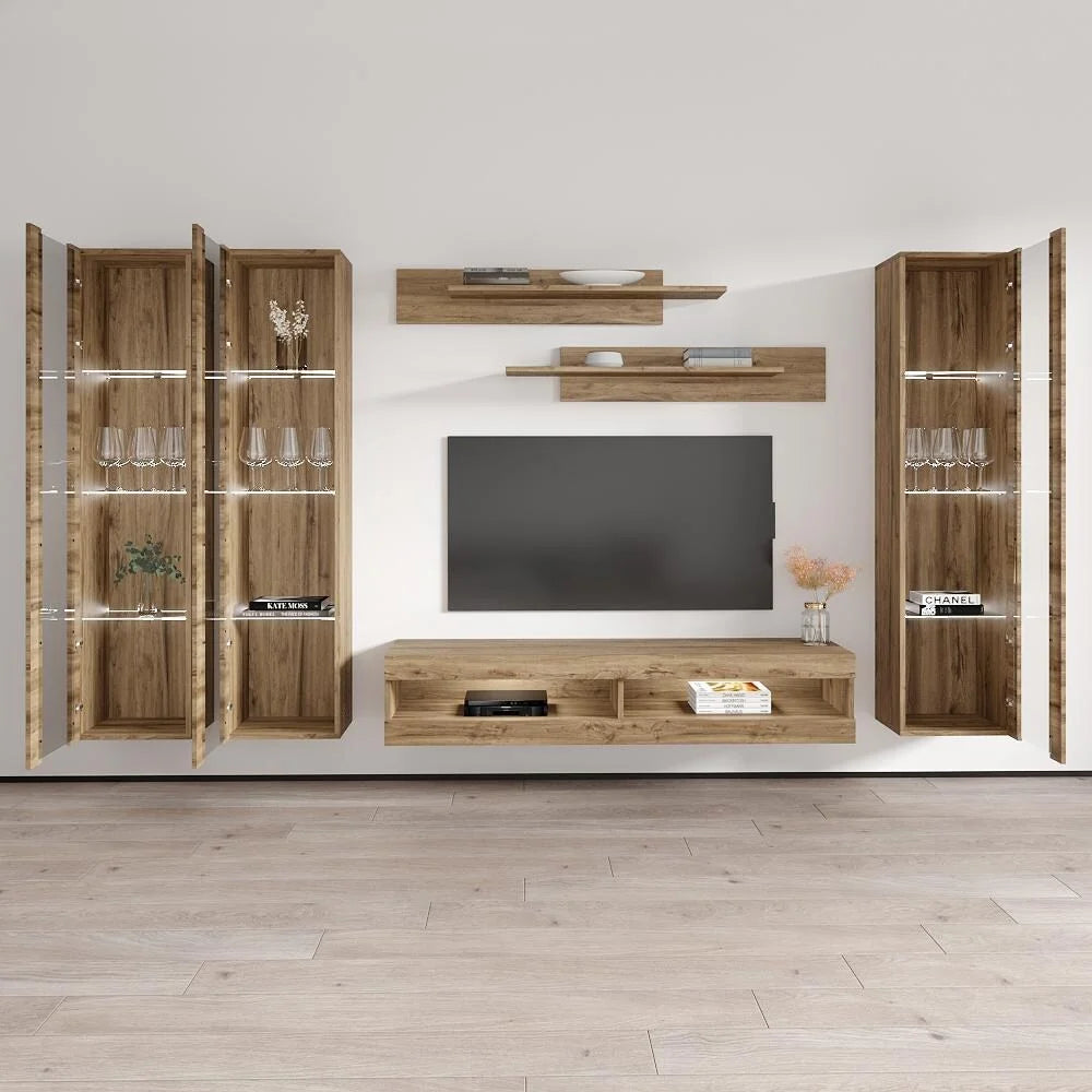 Oak Entertainment Center V42943