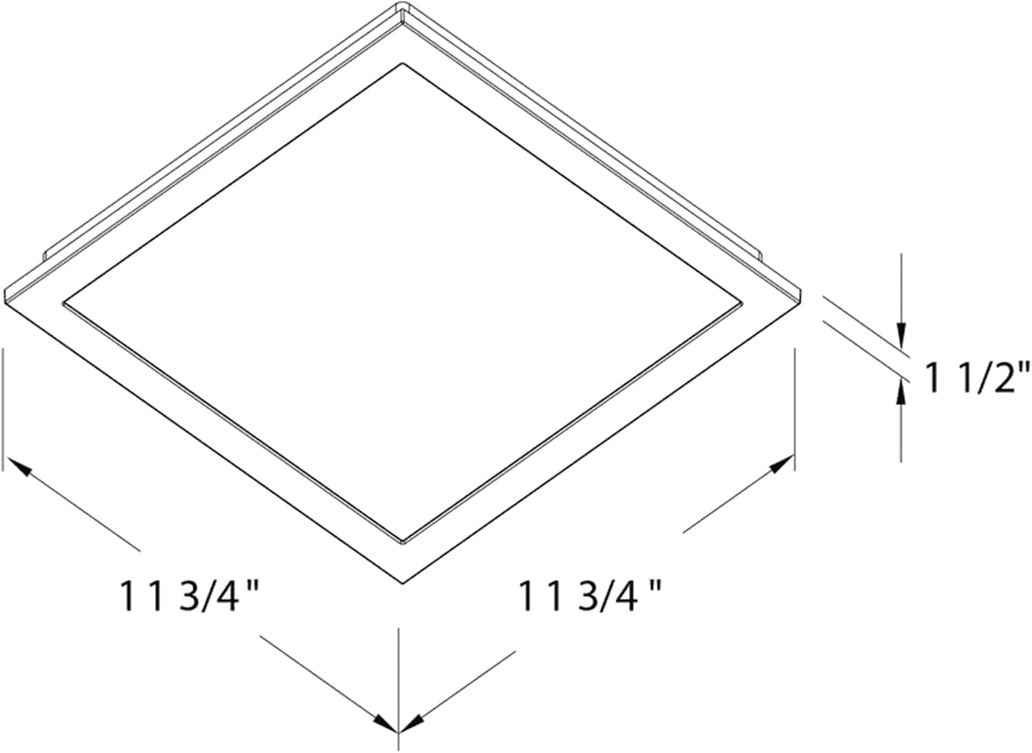 White Exhaust Fan with LED Light, 80/110 CFM C640408